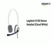 Logitech H150 Wired On Ear Headphones With Mic (White)