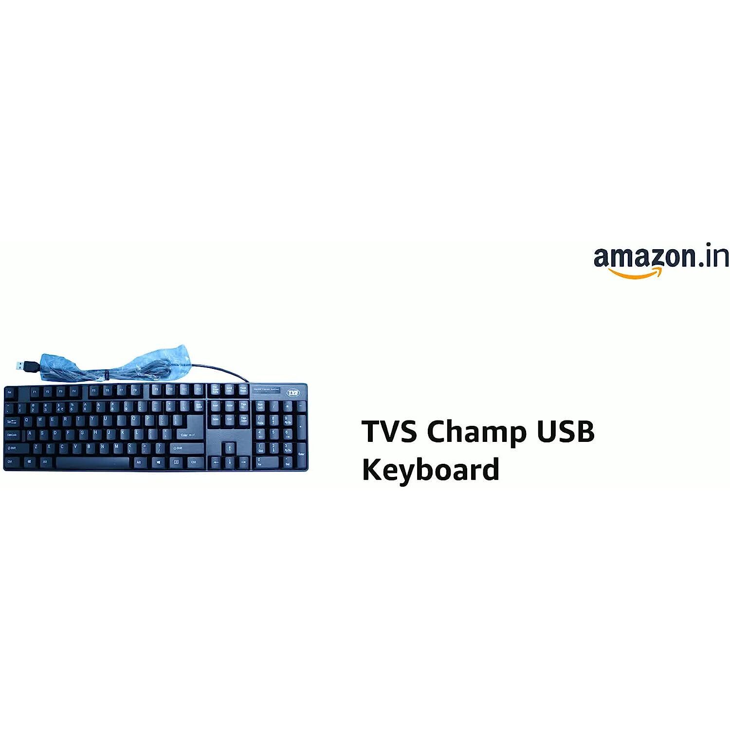 TVS Electronics Champ Wired Keyboard (Black)