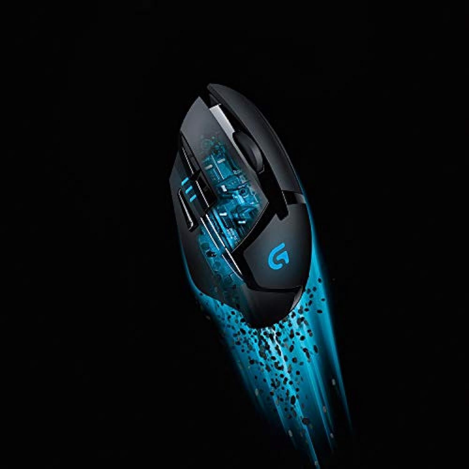 Logitech G402 Hyperion Fury USB Wired Gaming Mouse, 4,000 DPI, Lightweight, 8 Programmable Buttons, Compatible for PC/Mac - Black