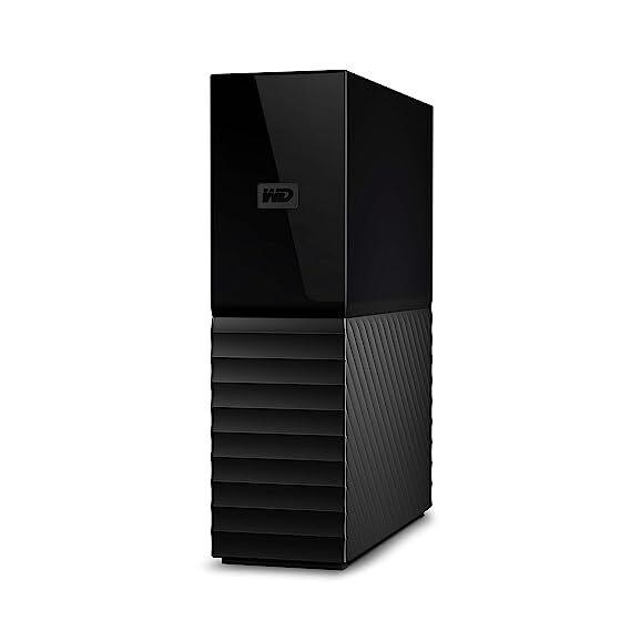 Western Digital WD 8TB My Book Desktop External Hard Disk Drive-3.5Inch, USB 3.0 with Automatic Backup,256 Bit AES Hardware Encryption,Password Protection,Compatible with Windows&Mac, Portable HDD-M00000001323