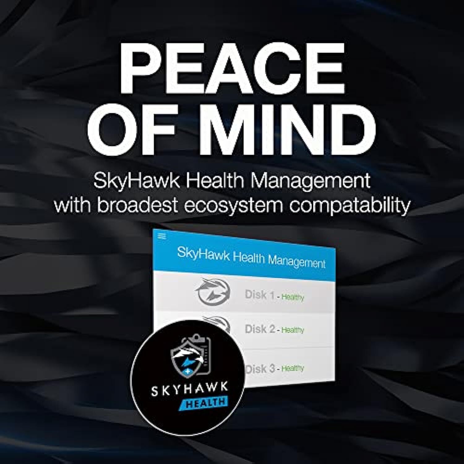 Seagate Skyhawk 6TB Surveillance Hard Drive - SATA 6Gb/s 256MB Cache 3.5-Inch Internal Drive - Frustration Free Packaging (ST6000VX001)