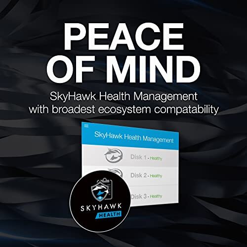 Seagate Skyhawk 6TB Surveillance Hard Drive - SATA 6Gb/s 256MB Cache 3.5-Inch Internal Drive - Frustration Free Packaging (ST6000VX001)