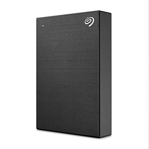 Seagate One Touch, Portable External Hard Drive, 5 TB, PC Notebook and Mac USB 3.0, Black, 1 yr MylioCreate, 4 Month Adobe Creative Cloud Photography and Two-yr Rescue Services (STKC5000410)