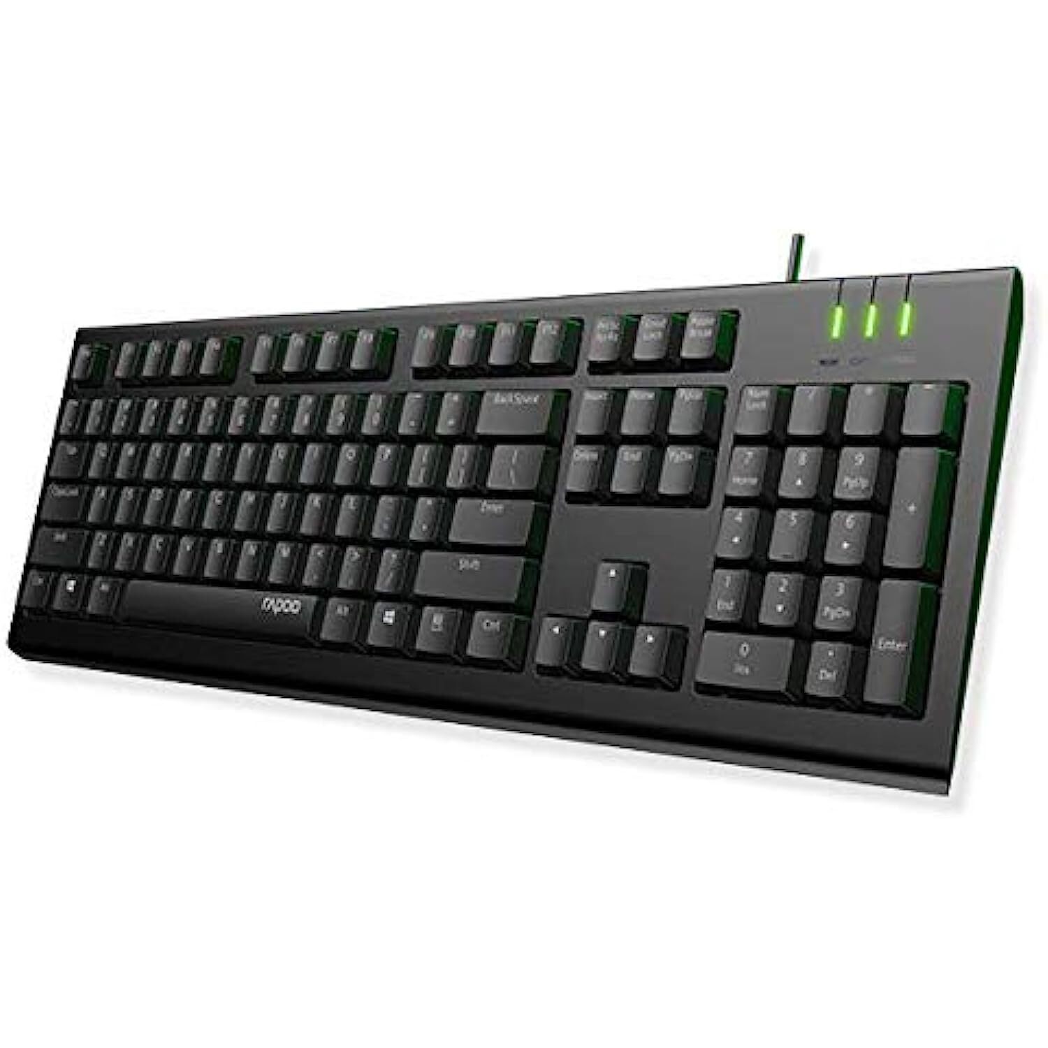 Rapoo NK1800 Spill Resistance Wired USB Keyboard