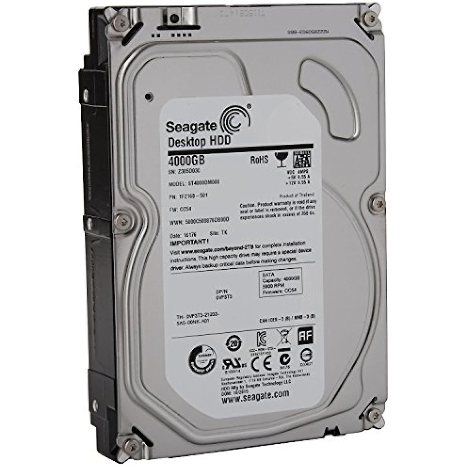 Seagate 4TB Internal Hard Drive (ST4000DM005)