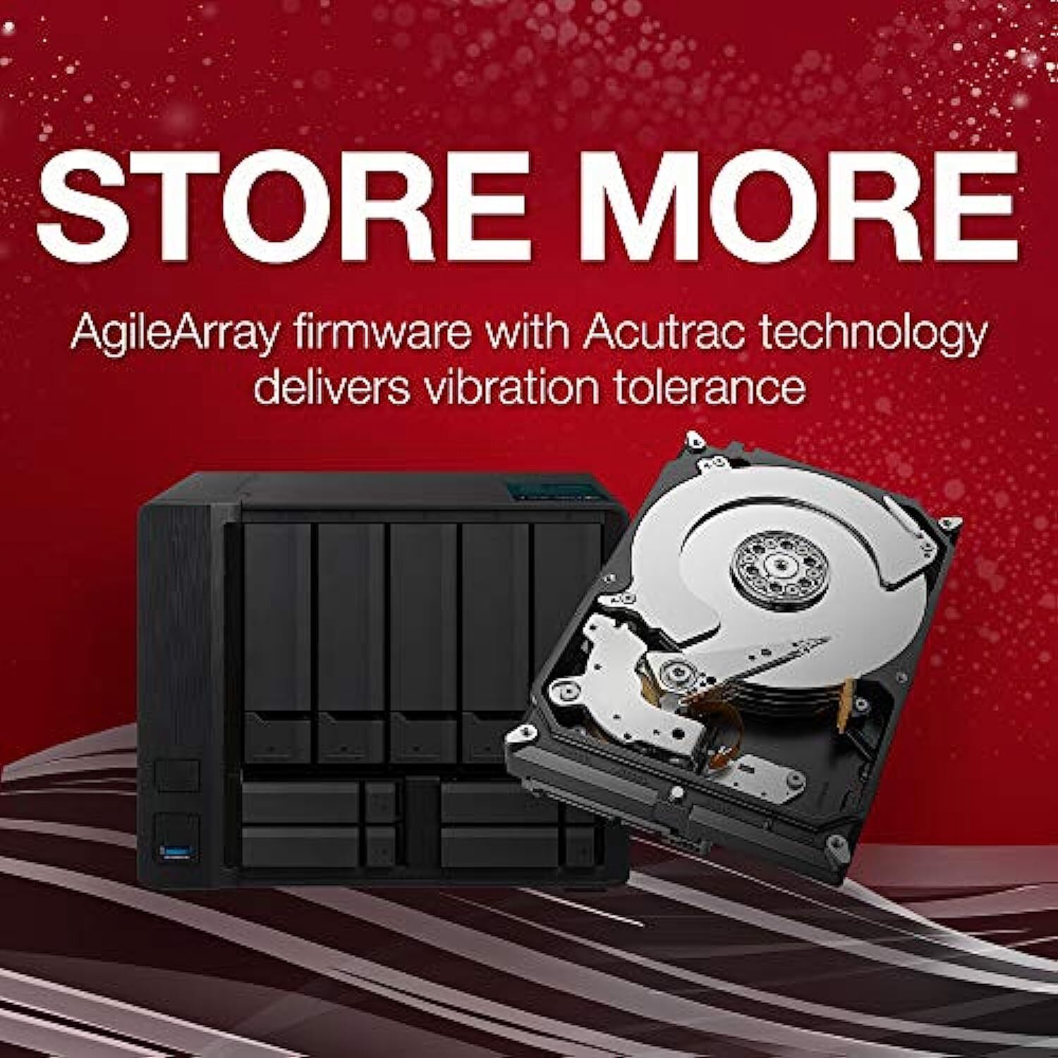 Seagate IronWolf 3.5 Inches SATA 6 Gb/s 5900 RPM 64 MB Cache 4 TB NAS Internal Hard Drive HDD for RAID Network Attached Storage (ST4000VN008)