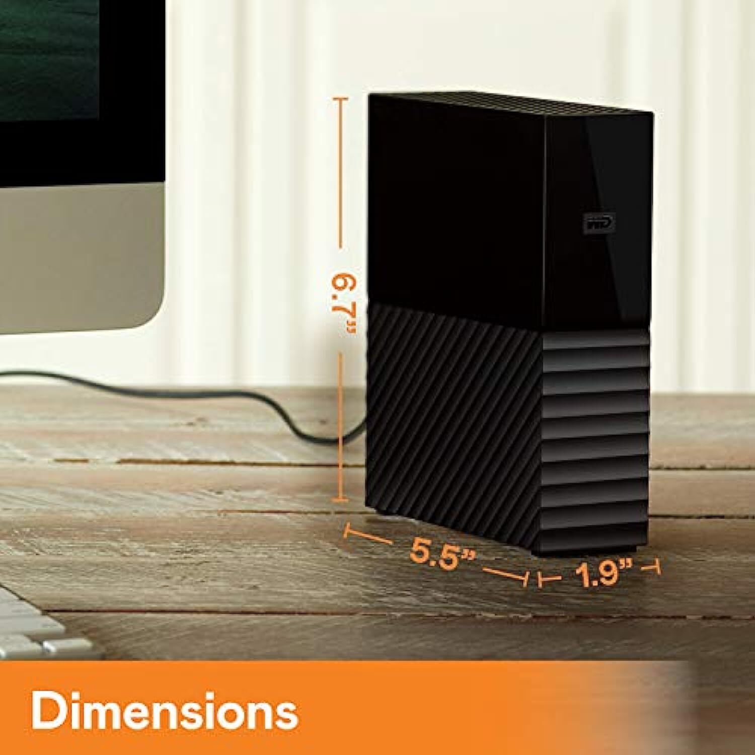 Western Digital WD 4TB My Book Desktop External Hard Disk Drive,Compatible with Windows&Mac, Portable HDD