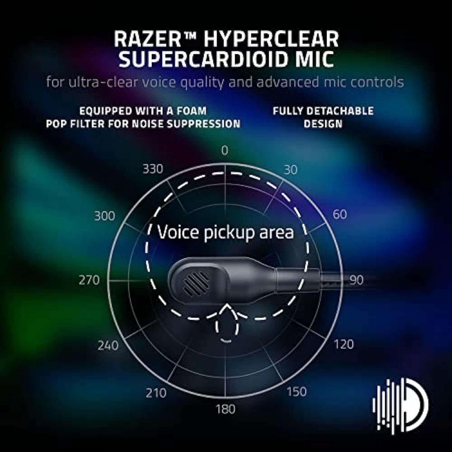 Razer BlackShark V2 Pro Wireless Gaming On Ear Headset - Black | THX 7.1 Spatial Surround Sound - 50mm Drivers - Detachable Mic - for PC, PS5, PS4, Switch - RZ04-03220100-R3M1