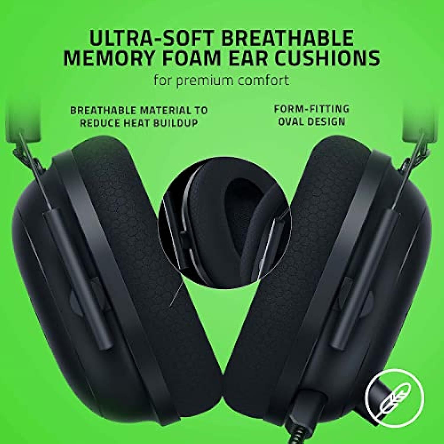 Razer BlackShark V2 Pro Wireless Gaming On Ear Headset - Black | THX 7.1 Spatial Surround Sound - 50mm Drivers - Detachable Mic - for PC, PS5, PS4, Switch - RZ04-03220100-R3M1