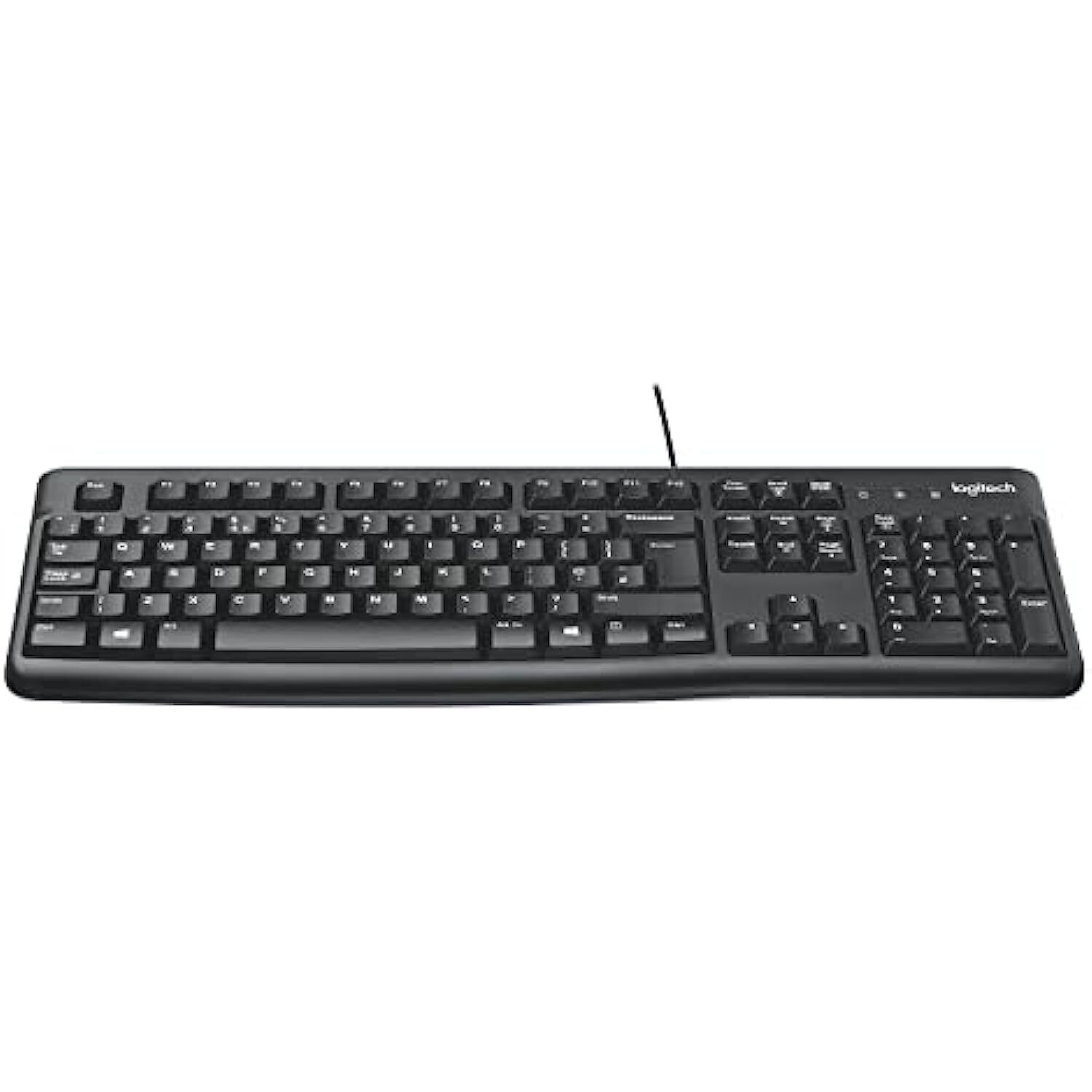 Logitech Plug and Play USB Keyboard K120, Black