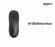 HP S500 7YA11PA USB, Wireless Optical Mouse, Black