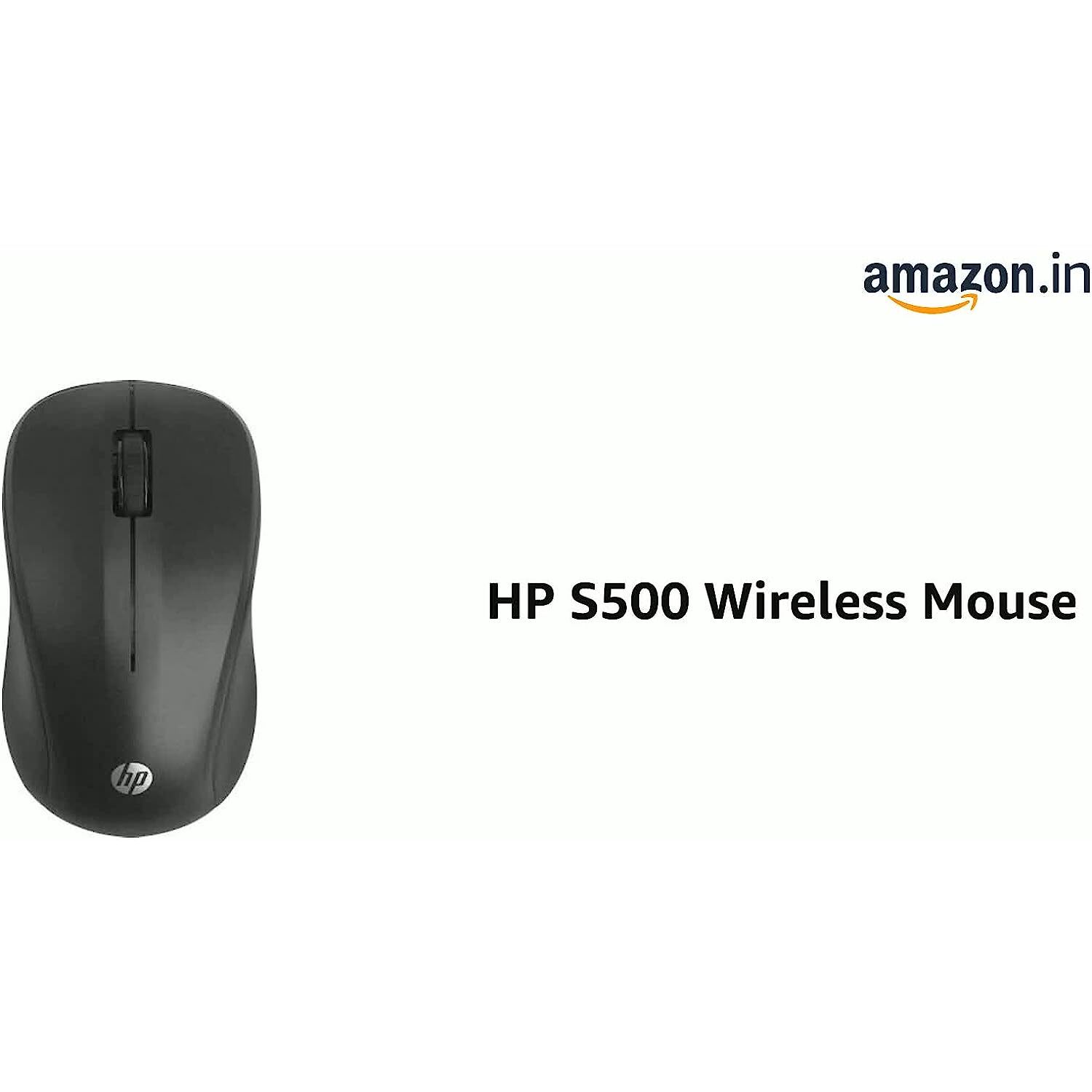 HP S500 7YA11PA USB, Wireless Optical Mouse, Black