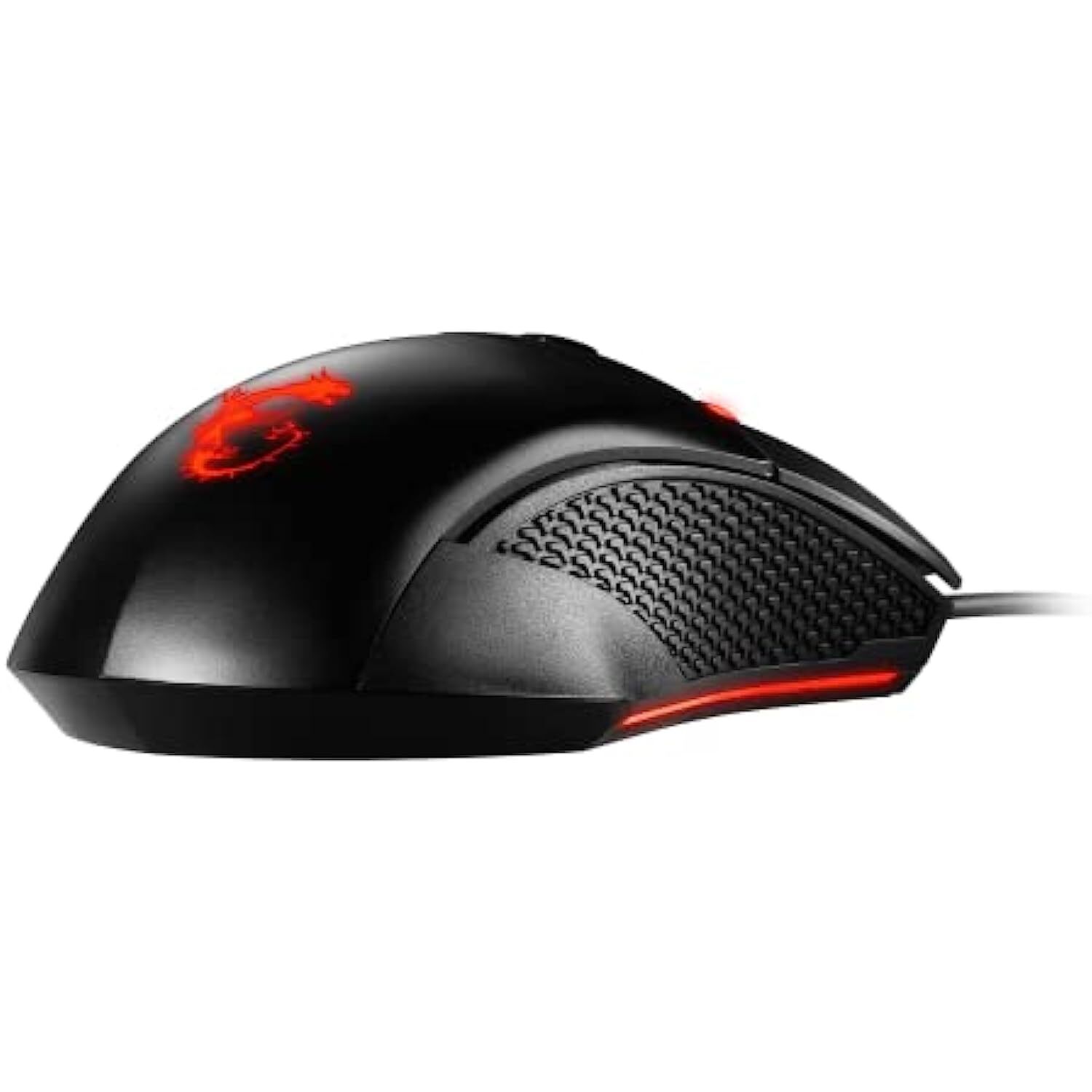 MSI Clutch GM08 Wired Gaming Mouse - PixArt PAW 3519 Optical Sensor, Up to 4200 DPI, Adjustable Weight Systems, Interchangeable DPI Settings, Gaming Switches, for PC and Laptop