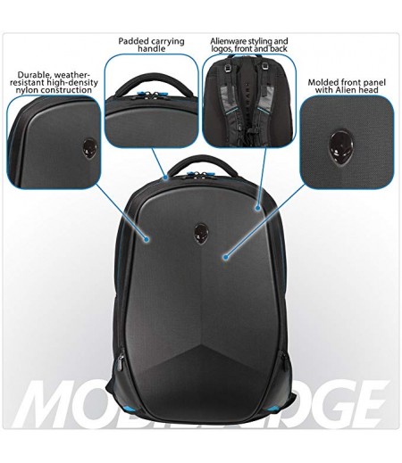 DELL AWV17BP-2.0 Backpack for 17-inch Alienware (Black)-M000000000141 www.mysocially.com