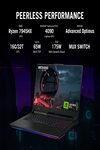 ASUS ROG Strix Scar 17 (2023), AMD Ryzen 9 7945HX, 17.3" (43.94 cm) WQHD 240Hz/3ms, 12GB RTX 4080, Gaming Laptop (16GB/1TB SSD/Win 11/Office 2021/90WHr Battery/Black/3. Kg), G733PZ-LL046WS