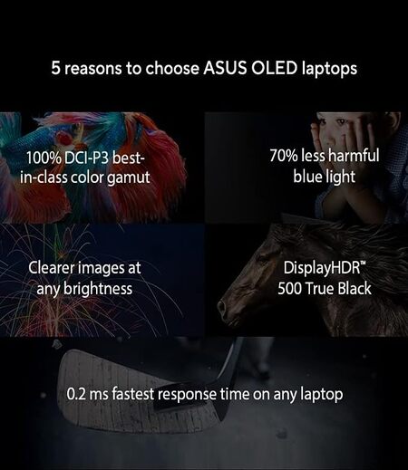 ASUS Zenbook 14 OLED, Intel Core i7-1260P 12th Gen, 14" (35.56 cm) 2.8K OLED 90Hz Touch, Thin & Light Laptop (16GB/512GB SSD/Windows 11/Office 2021/Alexa/Backlit KB/Blue/1.39 kg), UX3402ZA-KN731WS