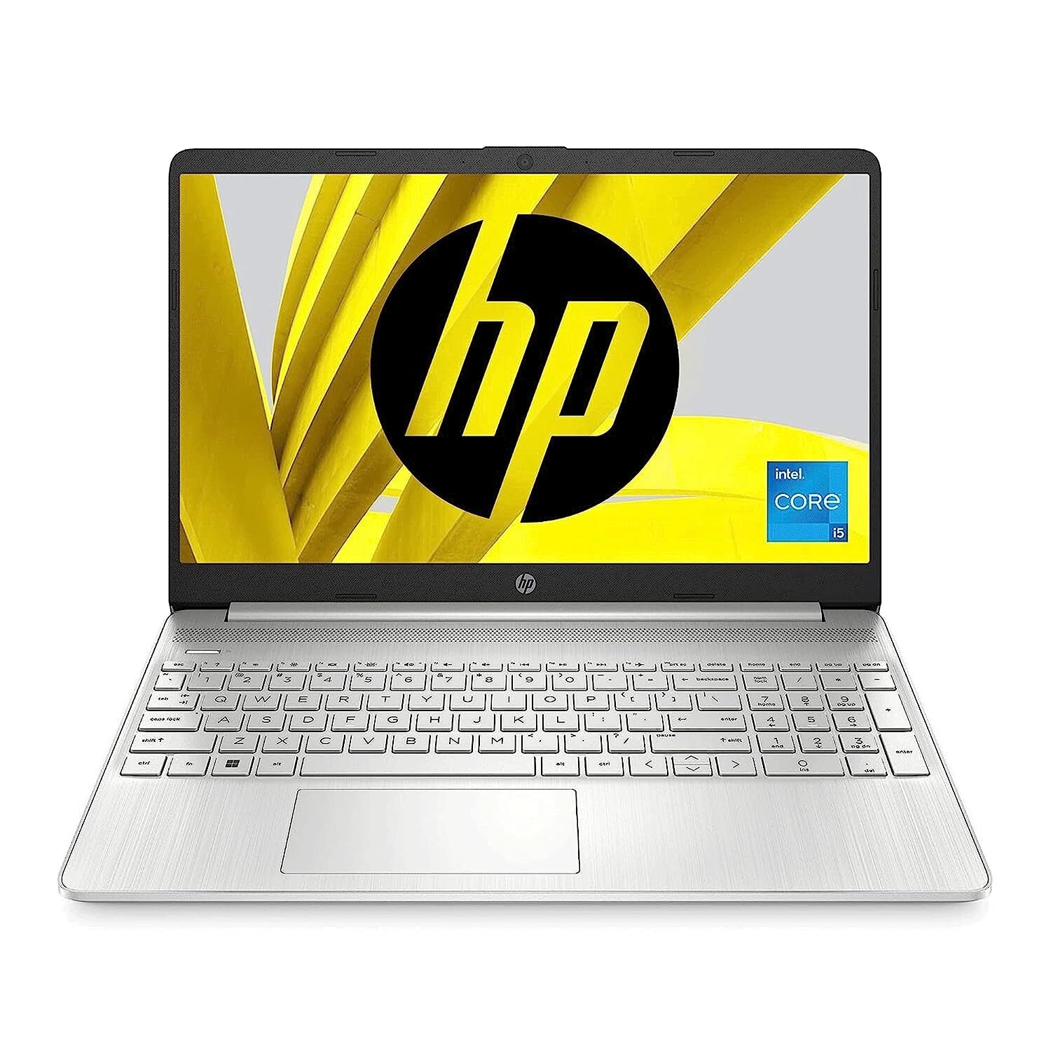 HP Laptop 15s, 12th Gen Intel Core i3-1215U, 15.6-inch (39.6 cm), FHD, 8GB DDR4, 512GB SSD, Intel UHD Graphics, Backlit KB, Thin & Light, Dual Speakers (Win 11, MSO 2021, Silver, 1.69 kg), fq5007TU