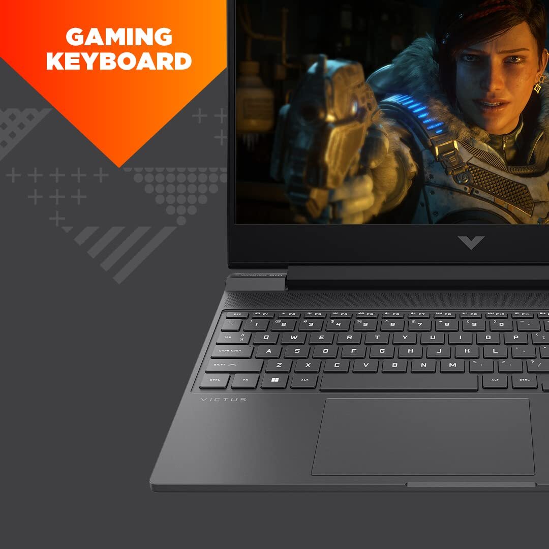 HP Victus AMD Ryzen 7-5800H 15.6 inch(39.6 cm) FHD Gaming Laptop (16GB RAM/512GB SSD/RTX 3050 4GB Graphics/144Hz/9ms Response Time/Win 11/MSO/Backlit KB/B&O Audio/Xbox Pass(30 Day)),15-fb0053AX