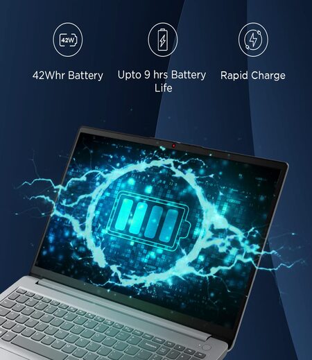 Lenovo IdeaPad Slim 1 AMD Ryzen 5 3500U 15.6" (39.62cm) FHD Thin & Light Laptop (8GB/512GB SSD/Windows 11/Office 2021/3months Game Pass/Cloud Grey/1.6Kg), 82R1004AIN