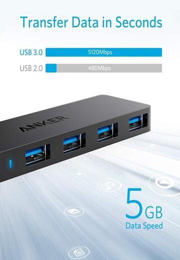 Anker Ultra Slim - hub - 4 ports-M00000001554