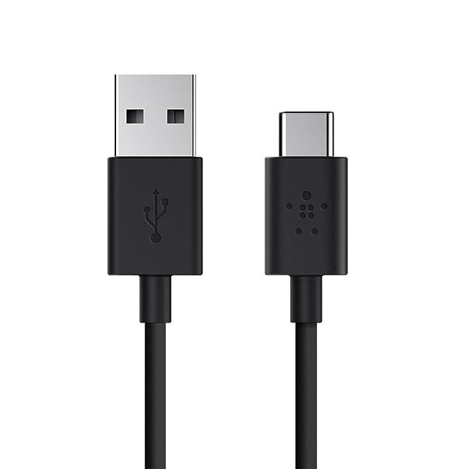 Belkin 2.0 USB-A to USB-C Charge Cable (Also Known as USB Type-C) - Black