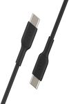 Belkin USB C to USB-C Fast Charging Type C Cable for Google Pixel & Galaxy Series, 60W PD, 6.6 feet (2 meter), USB-IF Certified - Black