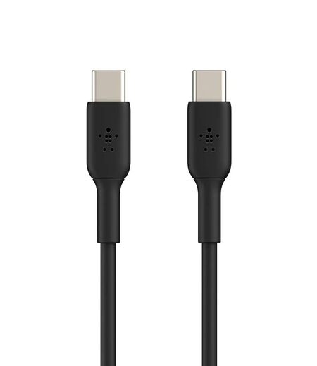 Belkin USB C to USB-C Fast Charging Type C Cable for Google Pixel & Galaxy Series, 60W PD, 6.6 feet (2 meter), USB-IF Certified - Black