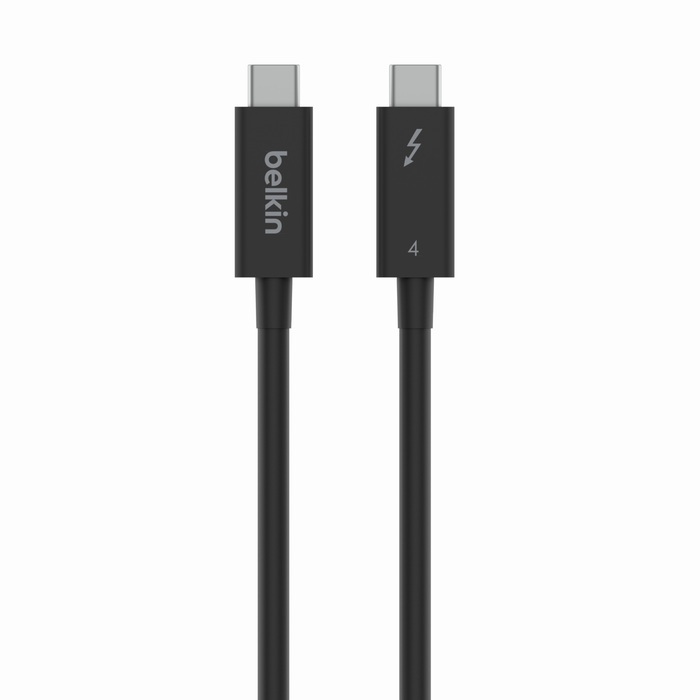 Belkin Thunderbolt 4 Cable, 2M, Active - Black-M00000001652