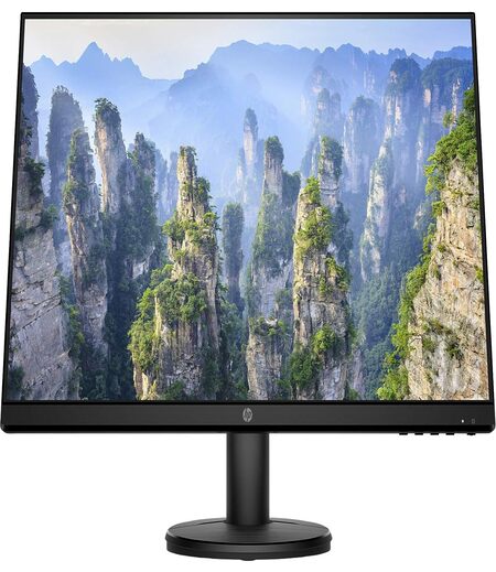 HP - V24I, 23.8 Inch(60.45 Cm) 1920 X 1200 Pixels Ultra-Thin Led Backlit Computer Monitor - 3 Side Micro Bezel, Full Hd, 60 Hz, IPS Panel with Vga, Hdmi Ports Display - 9Rv16Aa (Black)