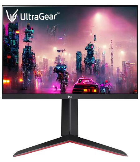 LG 24Gn650 Ultragear Gaming 24 Inch (60 Cm) LCD 1920 x 1080 Pixels IPS Full Hd - 144Hz, 1Ms, G-Sync Compatible, Freesync Premium, Srgb 99%, Hdmi X 2, Display Port, HP Out, HDR 10 (Black)