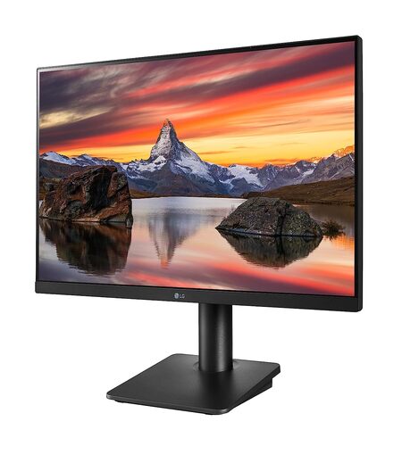 LG 24MP450 Monitor 24" Full HD (1920 x 1080) IPS Display, 3-Side Virtually Borderless Design, AMD FreeSync, 5ms GtG Response Time, Reader Mode, OnScreen Control with Screen Split