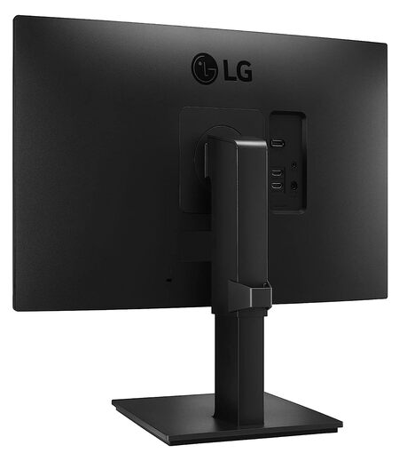 LG 24 inch (60.45 cm) QHD (2K) 2560 x 1440 Pixels, IPS-sRGB 99%, Height Adjust, Pivot (2Way), Swivel, Display Port, HDMIx 2, 3 Side Slim Border, Black Color - 24QP550