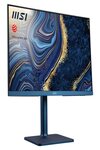 MSI Modern MD241P Ultramarine 24 Inch Monitor - Full HD (1920 x 1080) Pixels, 75Hz, IPS, 5ms, HDMI, Type-C, Adjustable Stand, Speakers, Anti-Glare/-Flicker, Less Blue Light, TÜV Certified, VESA Mount