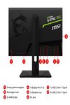 MSI Oculux NXG253R - 24.5 Inch 360 Hz Esports Gaming Monitor - FHD(1920x1080) Pixels, Rapid IPS, 1ms GTG, NVIDIA G-SYNC, HDR, ULMB, Mystic Light, Adjustable Stand, VESA, Display Port 1.4 & HDMI 2.0b