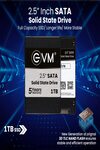 EVM 1TB SSD - 2.5 Inch SATA Solid-State Drive - Faster Boot-Up and Load Times with Read Speeds up to 550MB/s & Write Speeds up to 520MB/s - High-Performance Storage with 5 Year Warranty (EVM25/1TB)