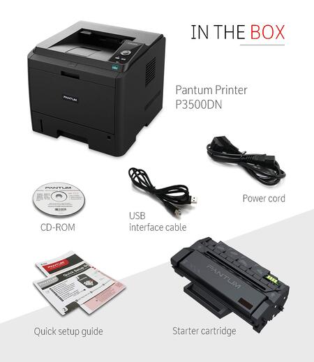 Pantum P3500DN Laser Printer (Black and White)