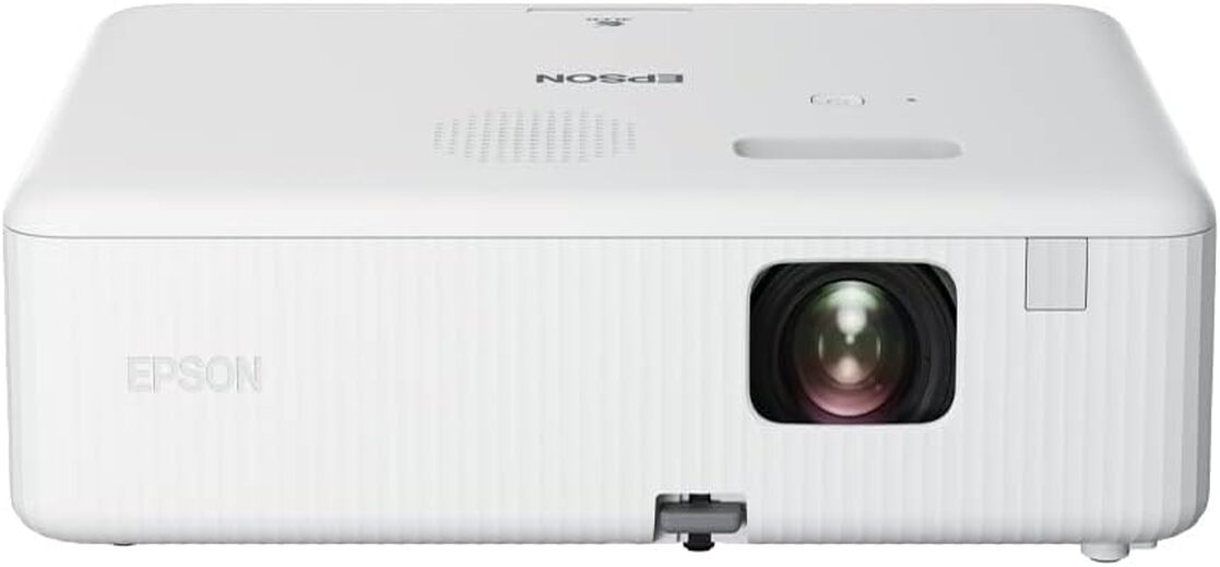 Epson EpiqVision Flex CO-W01 Portable Projector, 3-Chip 3LCD, Widescreen, 3,000 Lumens Color/White Brightness, 5 W Speaker, 300-Inch Home Entertainment and Work, Streaming Ready