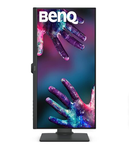 BenQ PD2705Q 27"(68Cm) 2K QHD IPS DesignVue Color Accurate Monitor HDR10,100% Rec709,100% sRGB,Pantone Validated,Calman Verified,Daisy Chain,CAD/CAM & Animation Mode,Auto Pivot,HDMI,DP,USB-C(65W)Grey