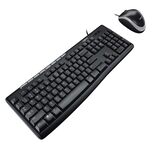 Logitech MK200 USB 2.0 Wired Keyboard-Mouse (Combo)