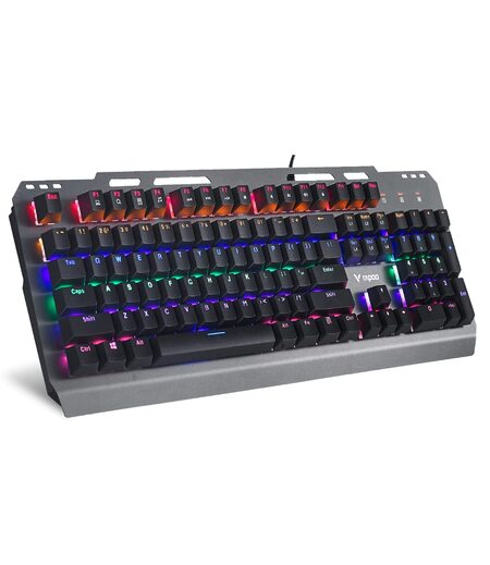 RAPOO GK500 Gaming Mechanical Backlit Keyboard, 2 Years Warranty - Black