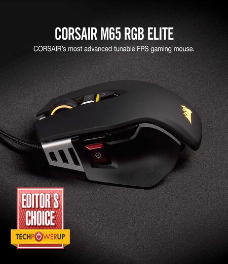 Corsair M65 Elite RGB CH-9309011-AP Gaming Wired Mouse (Black)