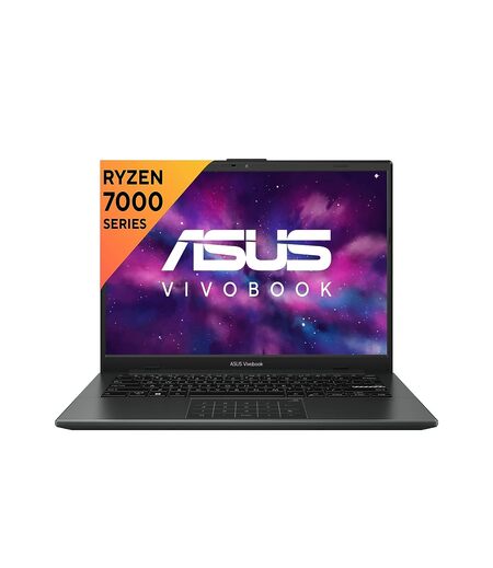 ASUS Vivobook Go 14 (2023), AMD Ryzen 5 7520U, 14-inch (35.56 cm) FHD, Thin & Light Laptop (8GB/512GB SSD/Windows 11/Office 2021/Alexa Built-in/Mixed Black/1.38 kg), E1404FA-NK522WS