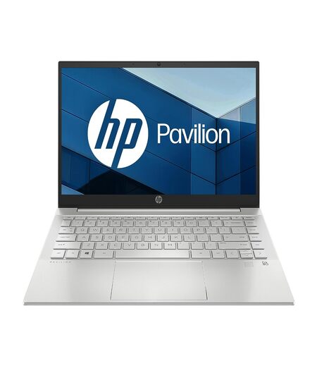 HP Pavilion 14, AMD Ryzen 5 5625U, 14-inch (35.6 cm), FHD, 16GB DDR4, 512GB SSD, AMD Radeon Graphics, FPR, Backlit KB, Audio by B&O, Thin & Light (Win 11, MSO 2021, Silver, 1.41 kg), ec1005AU