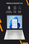 HP Pavilion 14, AMD Ryzen 5 5625U, 14-inch (35.6 cm), FHD, 16GB DDR4, 512GB SSD, AMD Radeon Graphics, FPR, Backlit KB, Audio by B&O, Thin & Light (Win 11, MSO 2021, Silver, 1.41 kg), ec1005AU