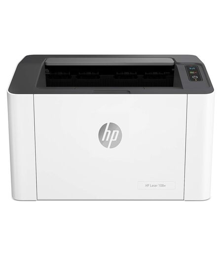 HP Laserjet 108w Single Function Monochrome Laser Wi-Fi Printer For Home/Office, Compact Design, Printing