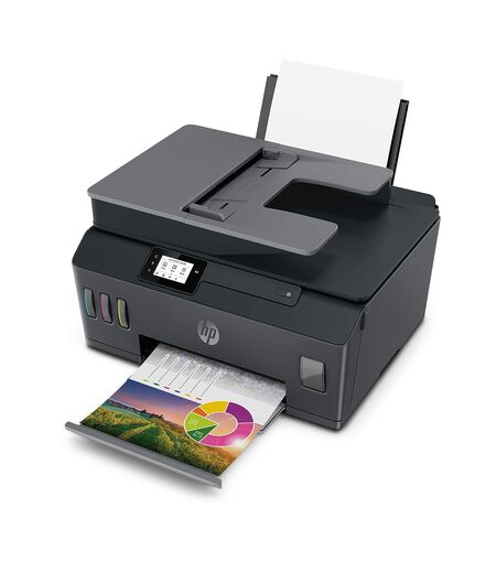 HP Smart Tank 530 All-in-one ADF WiFi Colour Printer with 2 Extra Black Ink Bottle (Upto 18000 Black and 8000 Colour Prints). -Print, Scan & Copy with ADF for Office/Home