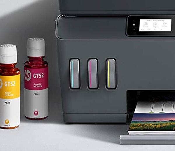 HP Smart Tank 530 All-in-one ADF WiFi Colour Printer with 2 Extra Black Ink Bottle (Upto 18000 Black and 8000 Colour Prints). -Print, Scan & Copy with ADF for Office/Home