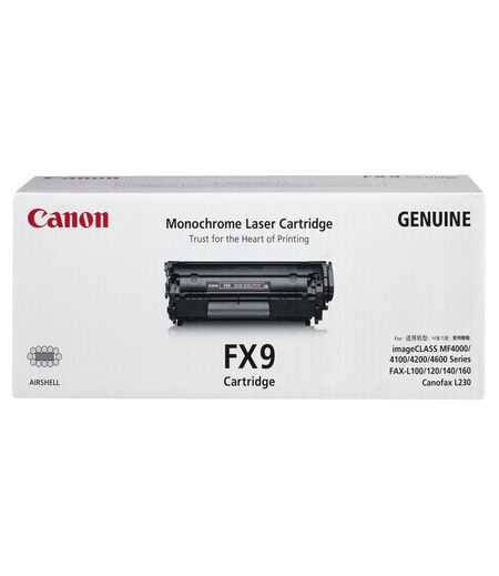 Canon FX9 Toner Cartridge, Black, Standard