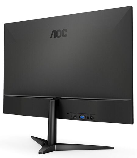 AOC 22inch IPS Ultra Slim Frameless Monitor - FUll HD, VGA, HDMI, Low Blue Mode, VESA Mount, 22B1HS 3 Yr Warranty