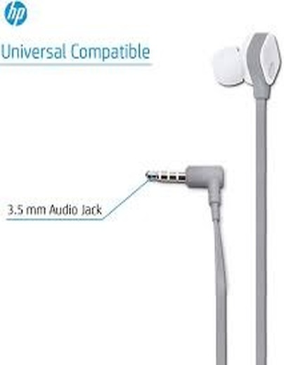 HP in-Ear H2310 Universal Headset with Mic and Volume Control (White)-M000000000208 www.mysocially.com